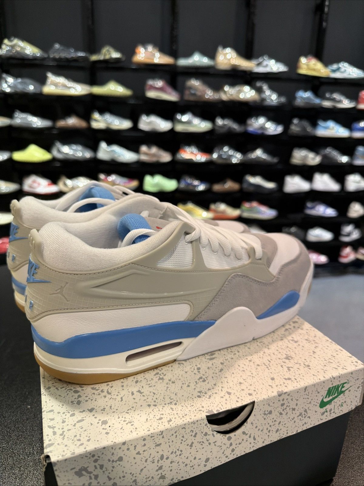 Jordan Brand Nike Air Jordan 4 RM Sneakers Shoes White/Neutral Gray Size US 13 / EU 46 - 11 Thumbnail
