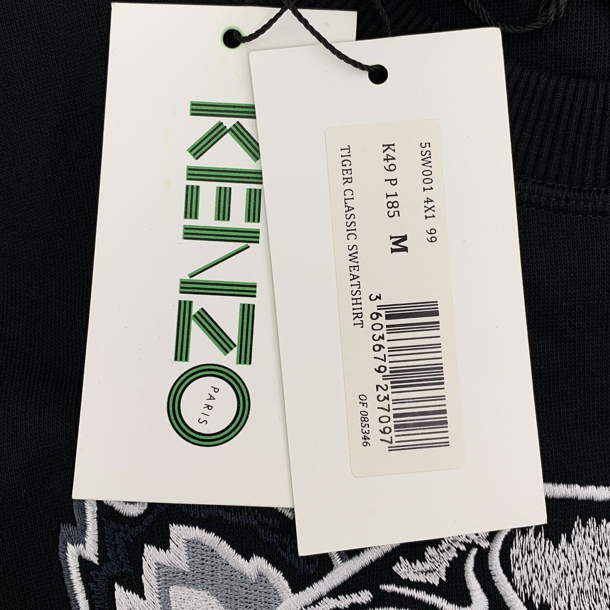 Kenzo Kenzo Tiger Head Embroidered Long Sleeve Sweatshirt K26WX Size US M / EU 48-50 / 2 - 8 Thumbnail
