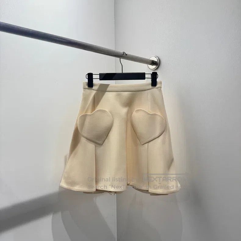 Dior Dior Silk wool love pocket skirt Size 42" / US 20 - 1 Thumbnail