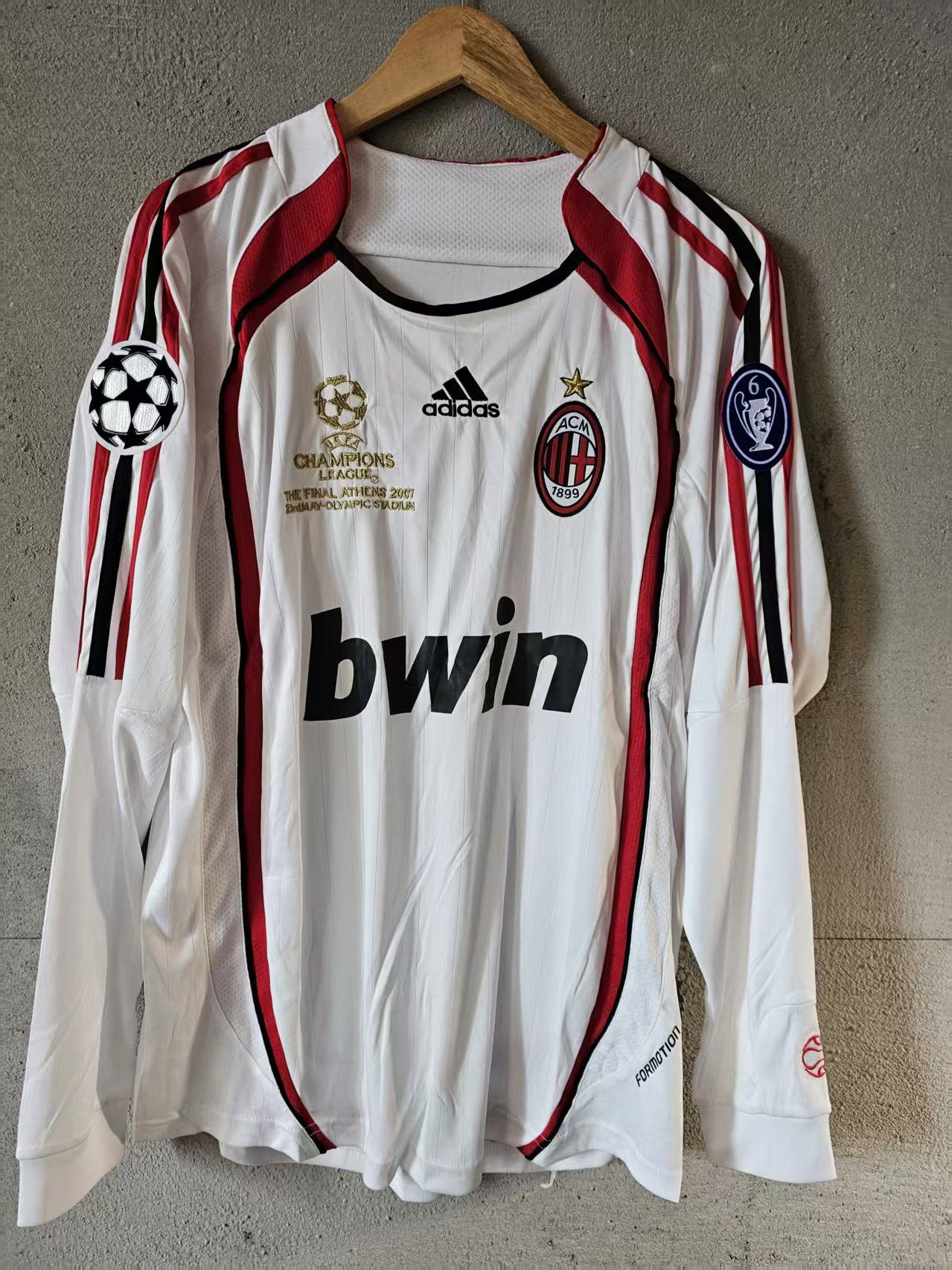 Other 2006 2007 AC Milan 3 Paolo Maldini Jersey Longsleeve Away Size US L / EU 52-54 / 3 - 2 Thumbnail