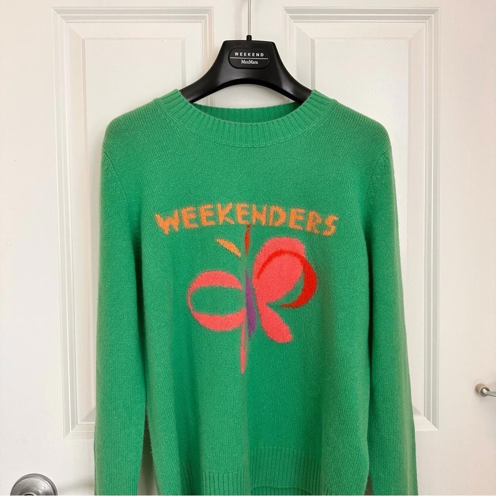 Designer NWOT Weekend Max Mara Label-cut 100% Cashmere Sweater Sz: S Size S / US 4 / IT 40 - 10 Thumbnail