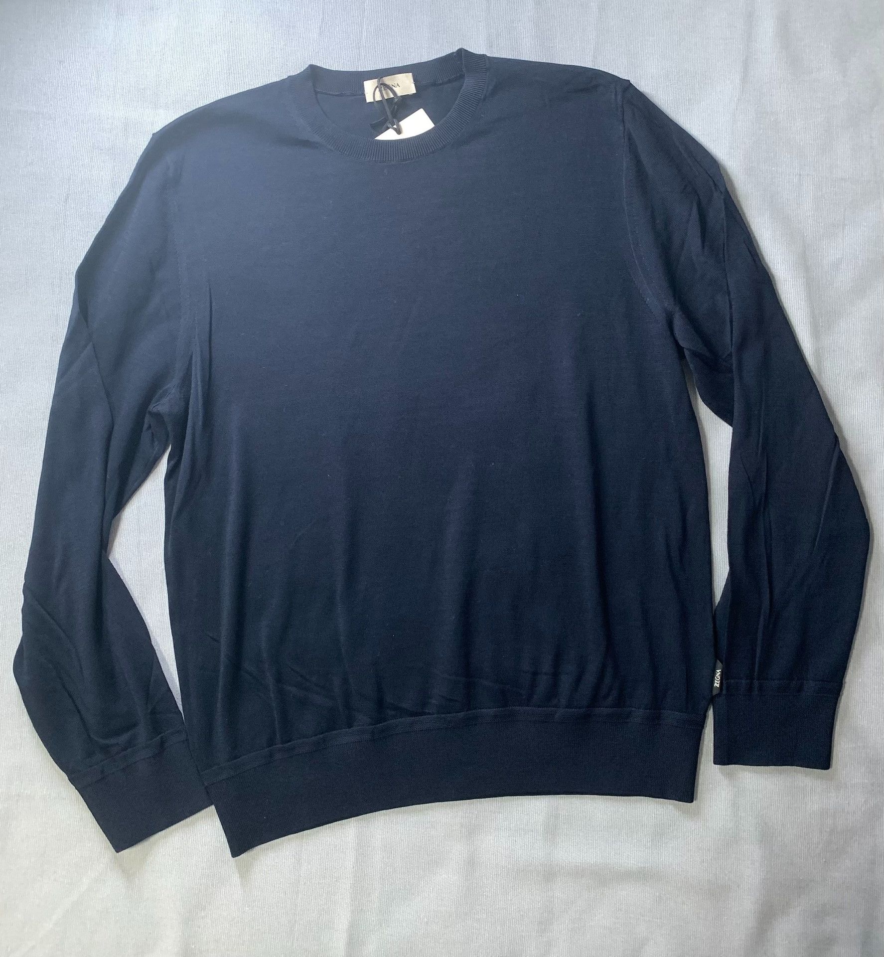 Ermenegildo Zegna Ermenegildo Zegna Cotton Knit Sweater Size US S / EU 44-46 / 1 - 1 Thumbnail