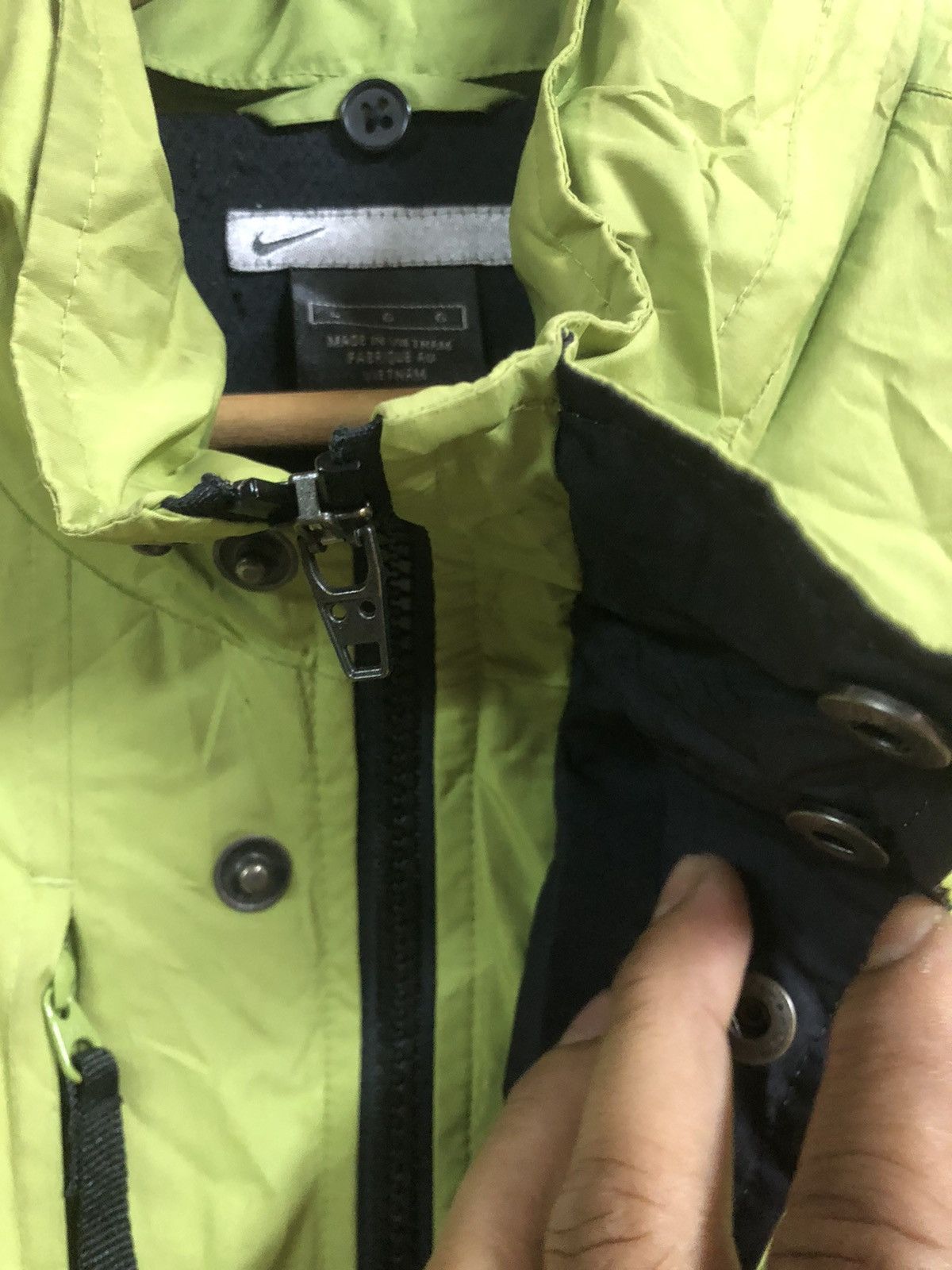 Vintage Y2K Nike Windbreaker Hoodie Clima-Fit