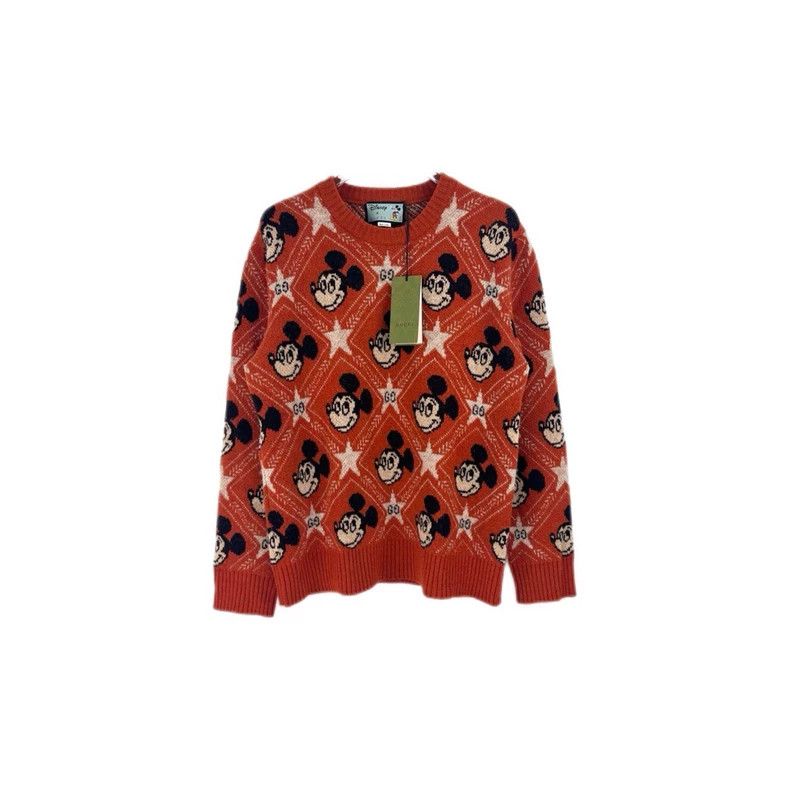 Gucci Gucci Orange Disney co-branded Mickey Mouse wool sweater 25 Size US M / EU 48-50 / 2 - 1 Thumbnail