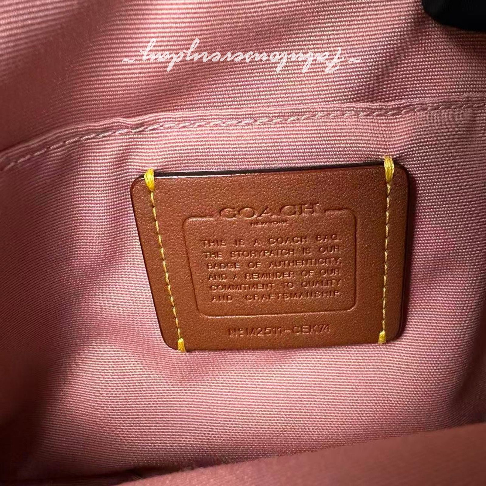 Coach Coach Mini Carey Crossbody Bag Sig Canvas Charms Powder Pink Size ONE SIZE - 7 Thumbnail