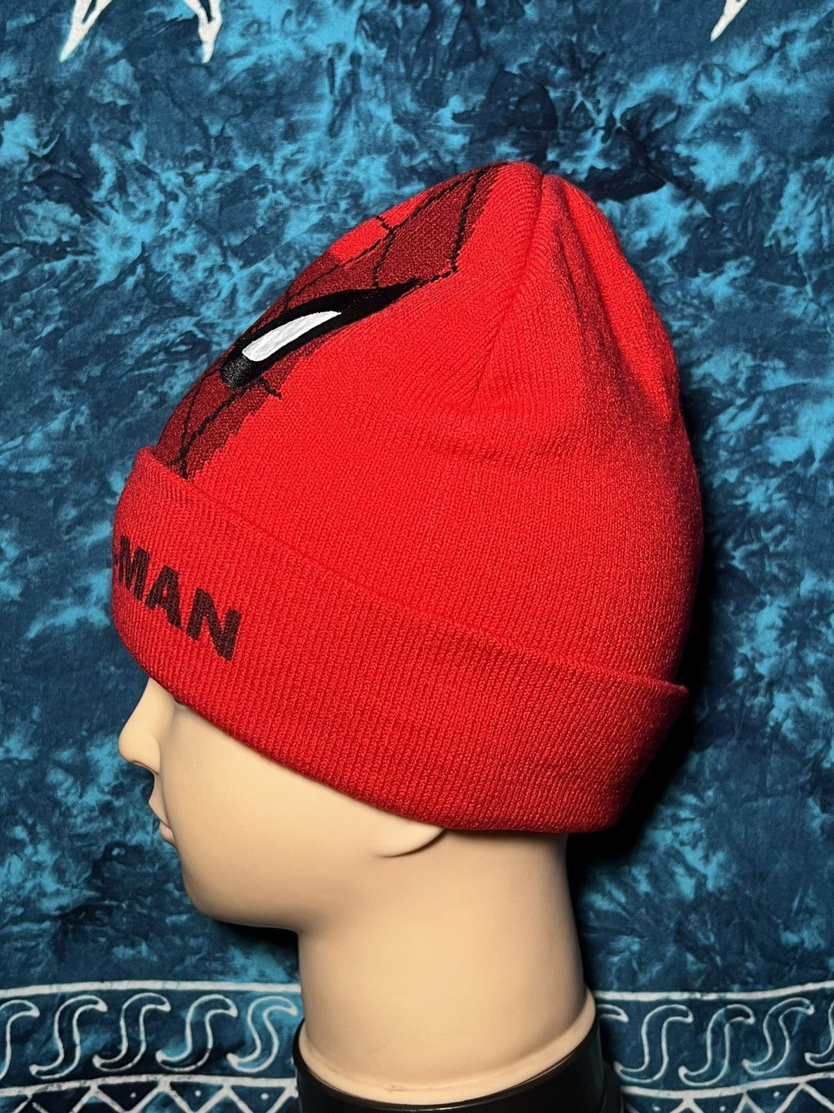 Japanese Brand Spiderman venom y2k spider hype beanie hat Size ONE SIZE - 13 Thumbnail