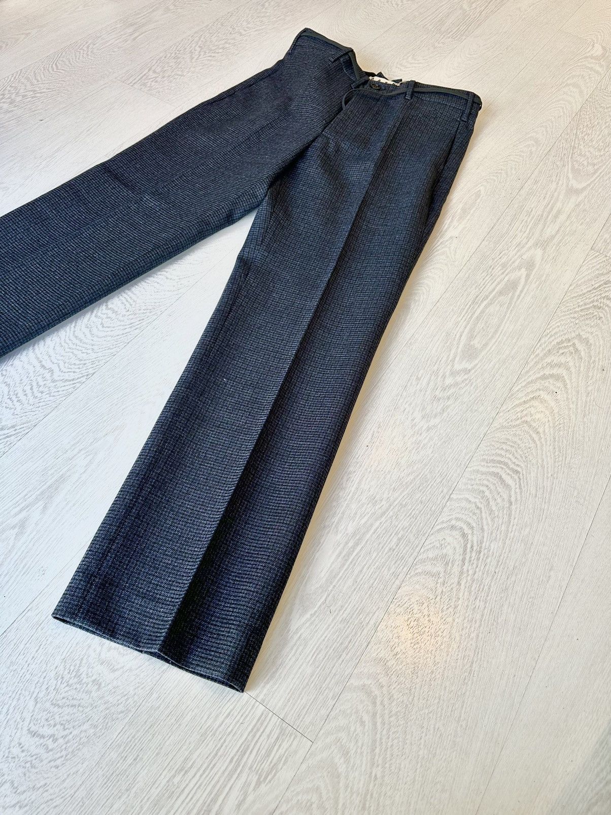Marni NWT FW21 Houndstooth Virgin Wool Drawstring Trouser size 48 Size US 32 / EU 48 - 7 Thumbnail