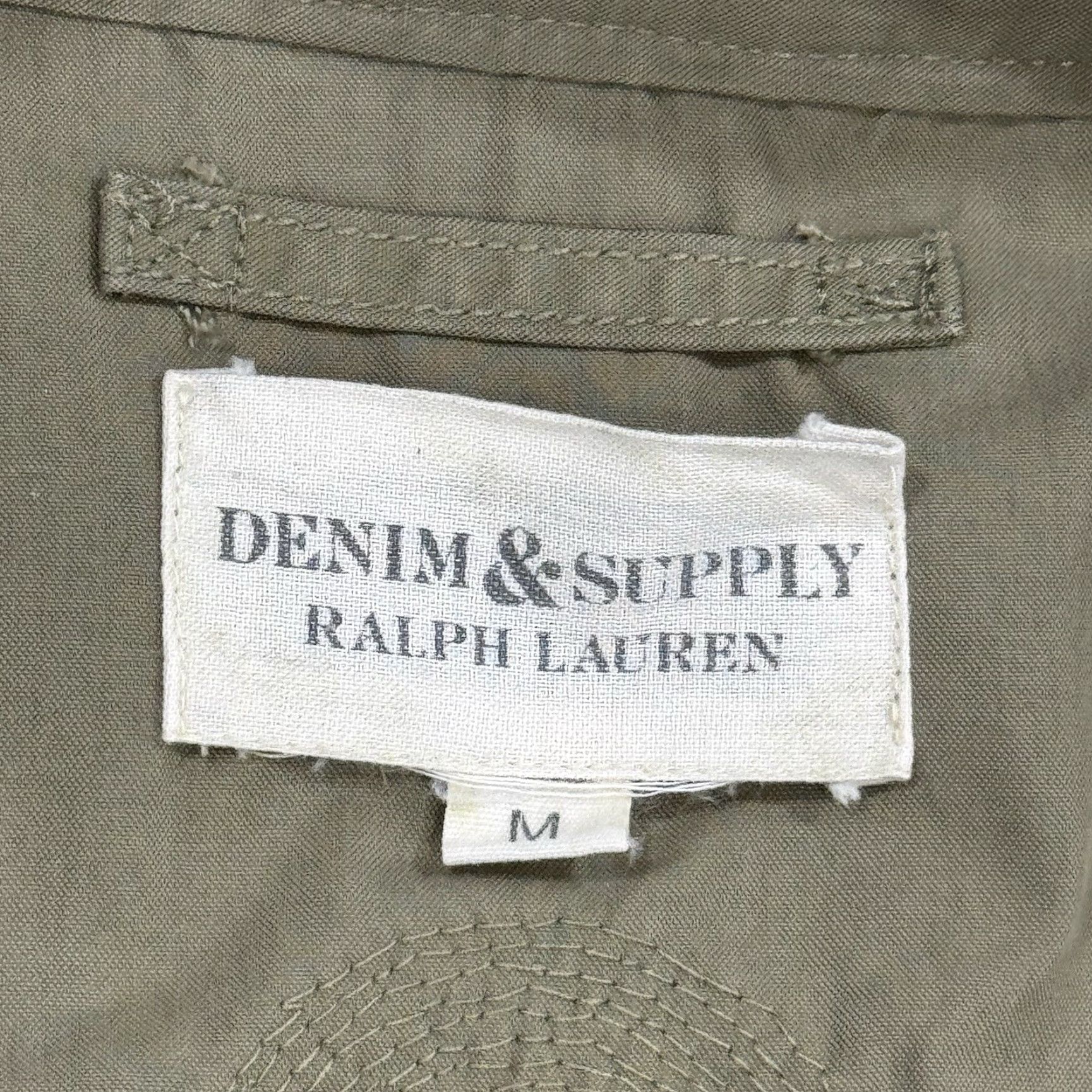 Ralph Lauren VINTAGE Ralph Lauren Women’s Military M65 Field Jacket Beaded Packable Green Medium Denim & Supply Skull Womens Jacket Size L / US 10 / IT 46 - 4 Thumbnail