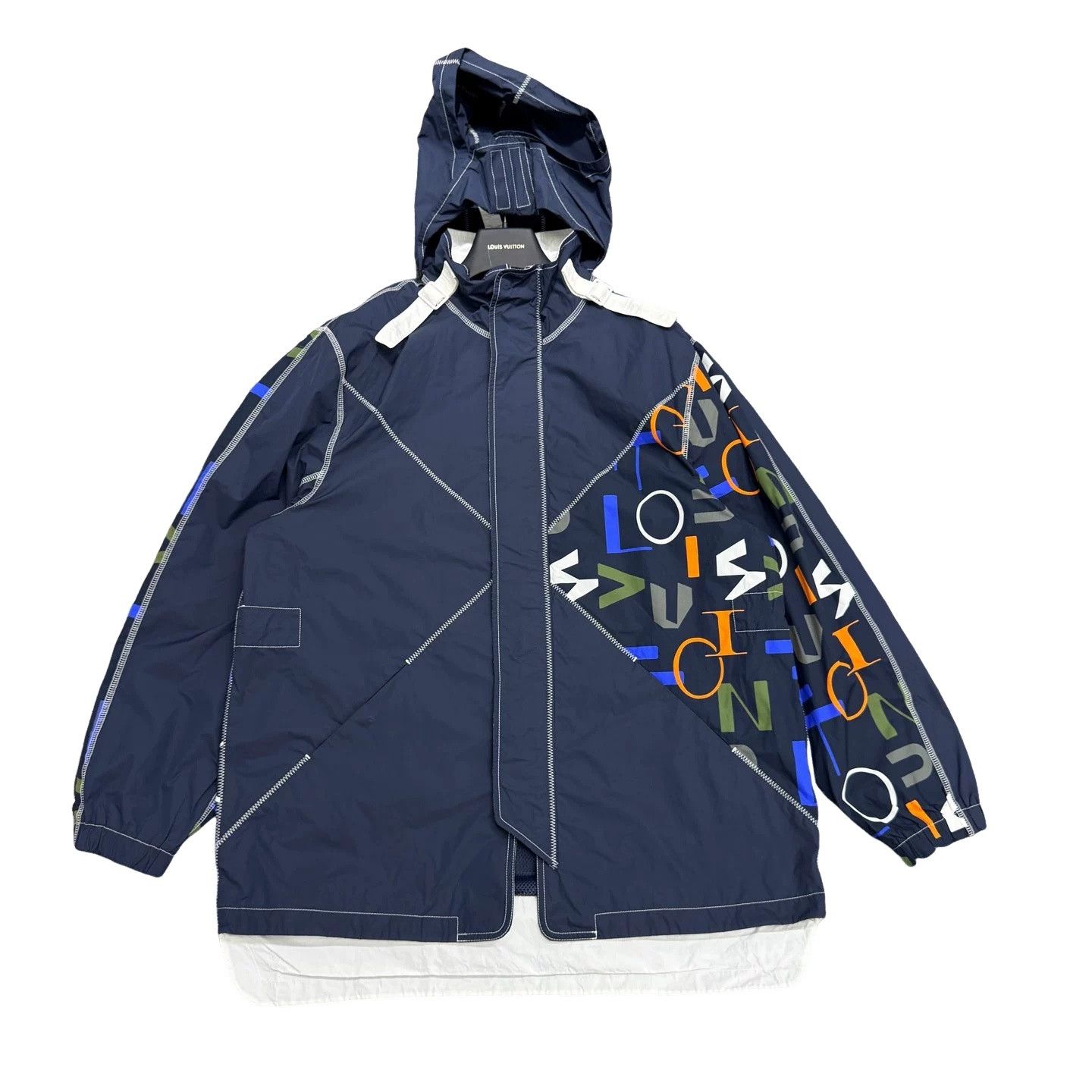 Louis Vuitton Louis Vuitton Graphic Print Windbreaker Size M Size US M / EU 48-50 / 2 - 1 Thumbnail