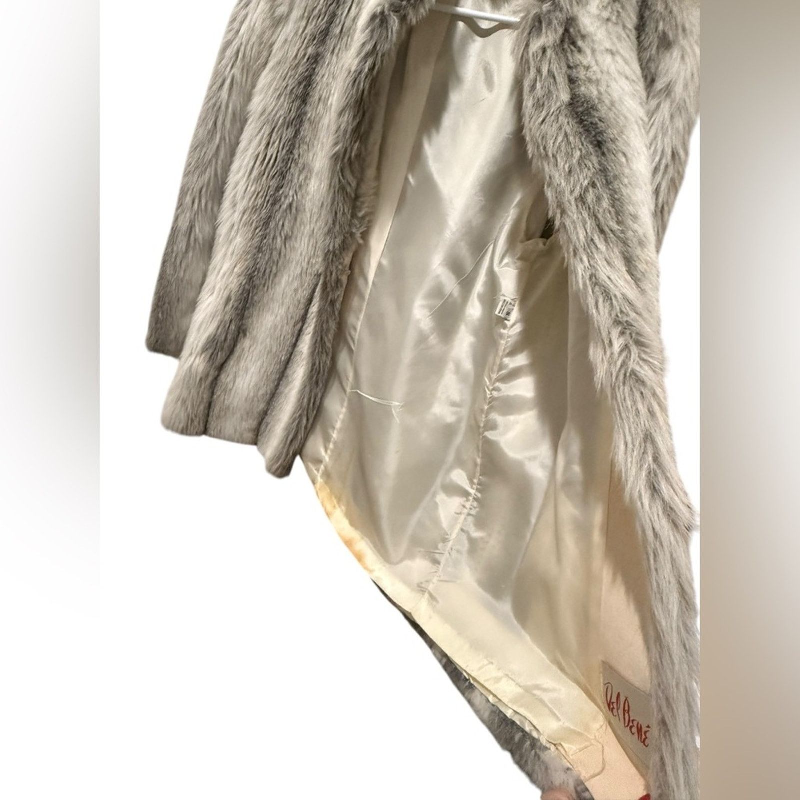 Del Bene Genuine Fur Coat, Small, Vintage Luxury Fox Fur