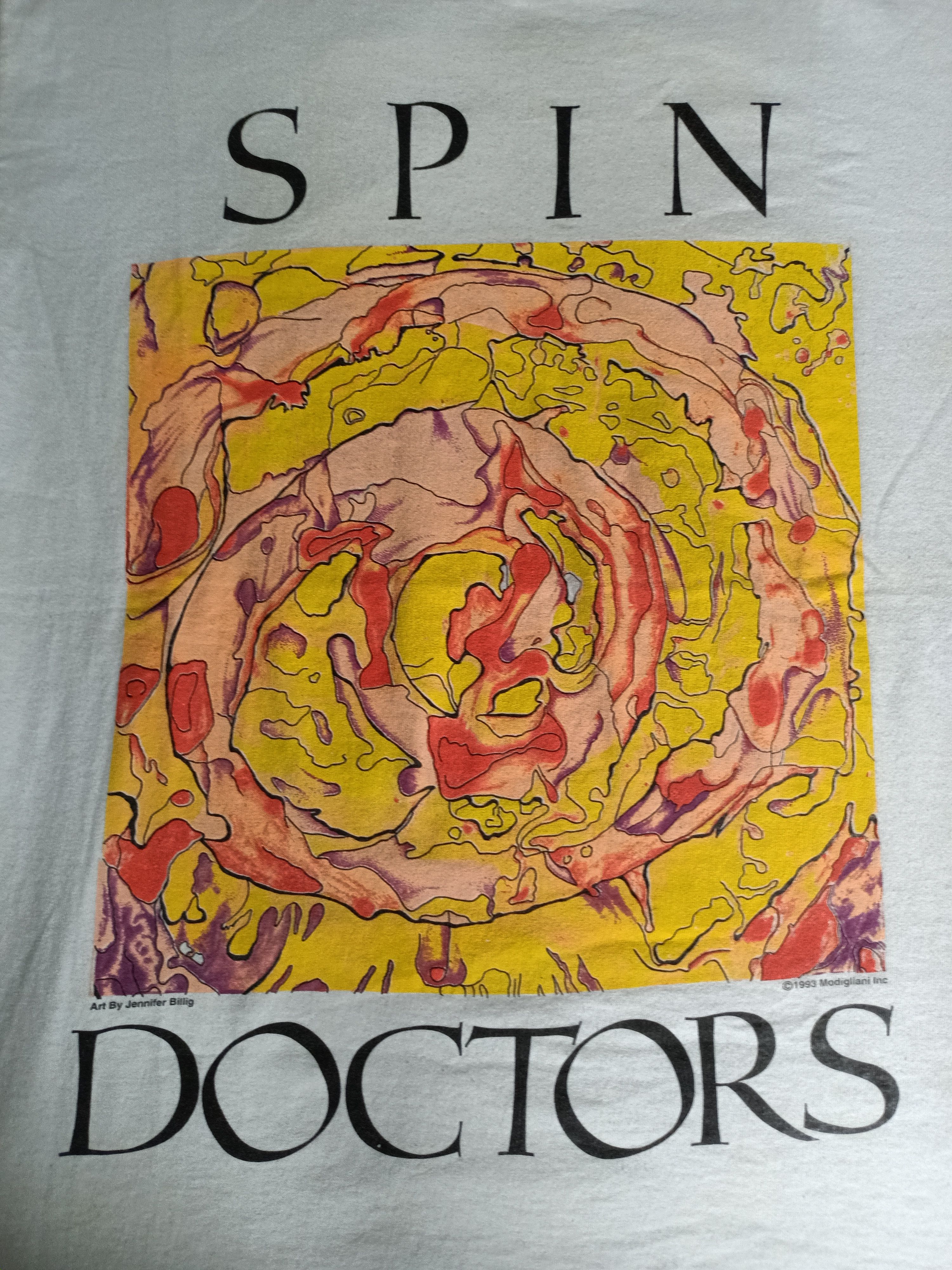 Band Tees 90s American Band Spin Doctors Art Design Tour Tee Size US L / EU 52-54 / 3 - 9 Thumbnail