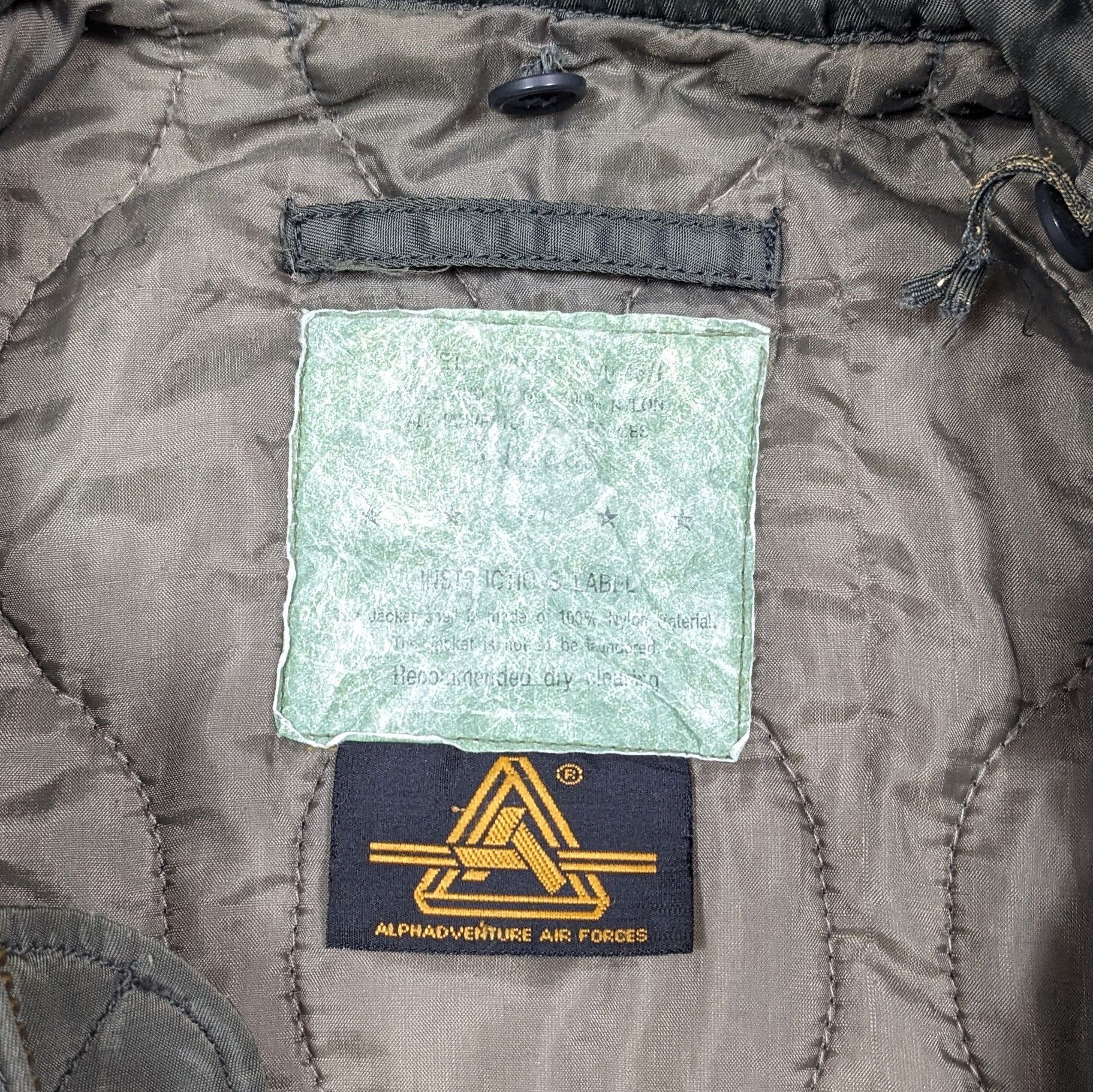 Alpha Industries × Vintage VINTAGE 90s ALPHA INDUSTRIES JACKET Size US M / EU 48-50 / 2 - 3 Thumbnail