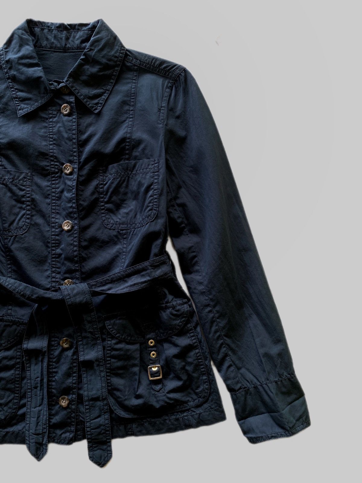 Max Mara Vintage MaxMara “Weekend Line” Belted Light Jacket Size S / US 4 / IT 40 - 4 Thumbnail