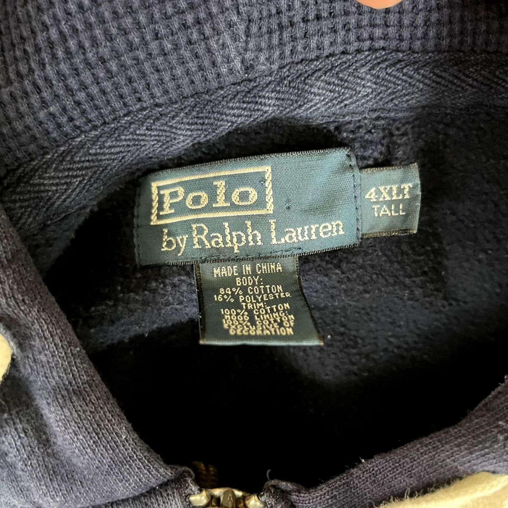 Polo Ralph Lauren Polo Ralph Lauren Hoodie Mens 4XLT Blue Full Zip Fleece Sweatshirt Logo Size US XXL / EU 58 / 5 - 5 Thumbnail