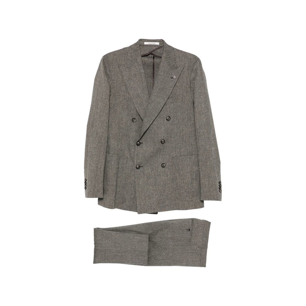 Tagliatore Tagliatore GREY Suits - Double Breasted Suits Size US L / EU 52-54 / 3 - 1 Thumbnail