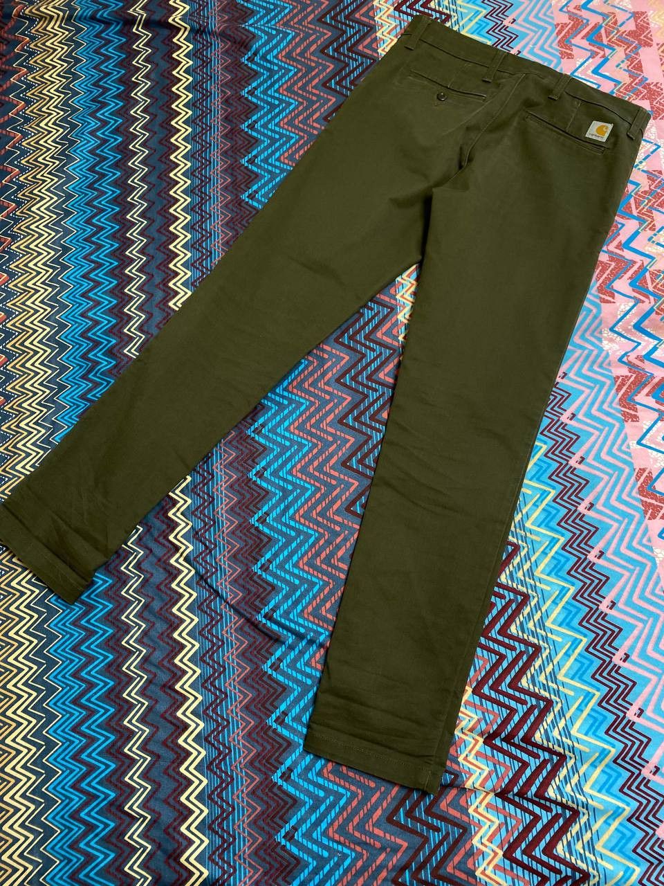 Carhartt vintage jeans pants Y2K Carhartt WIP logo streetwear Size US 31 - 16 Thumbnail