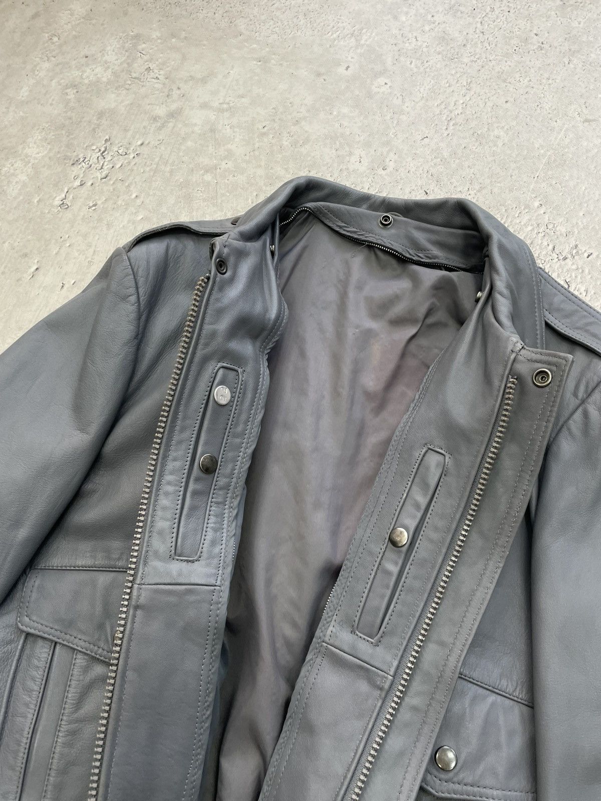 Schott Leather aviation leather jacket schott style retro style y2k Size US M / EU 48-50 / 2 - 8 Thumbnail