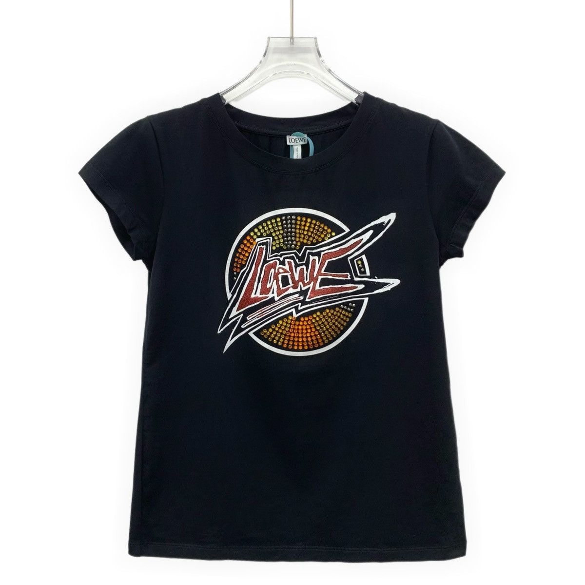 Loewe Loewe Logo Rhinestone Inlaid Short Sleeve T-shirt K26WX Size M / US 6-8 / IT 42-44 - 1 Thumbnail