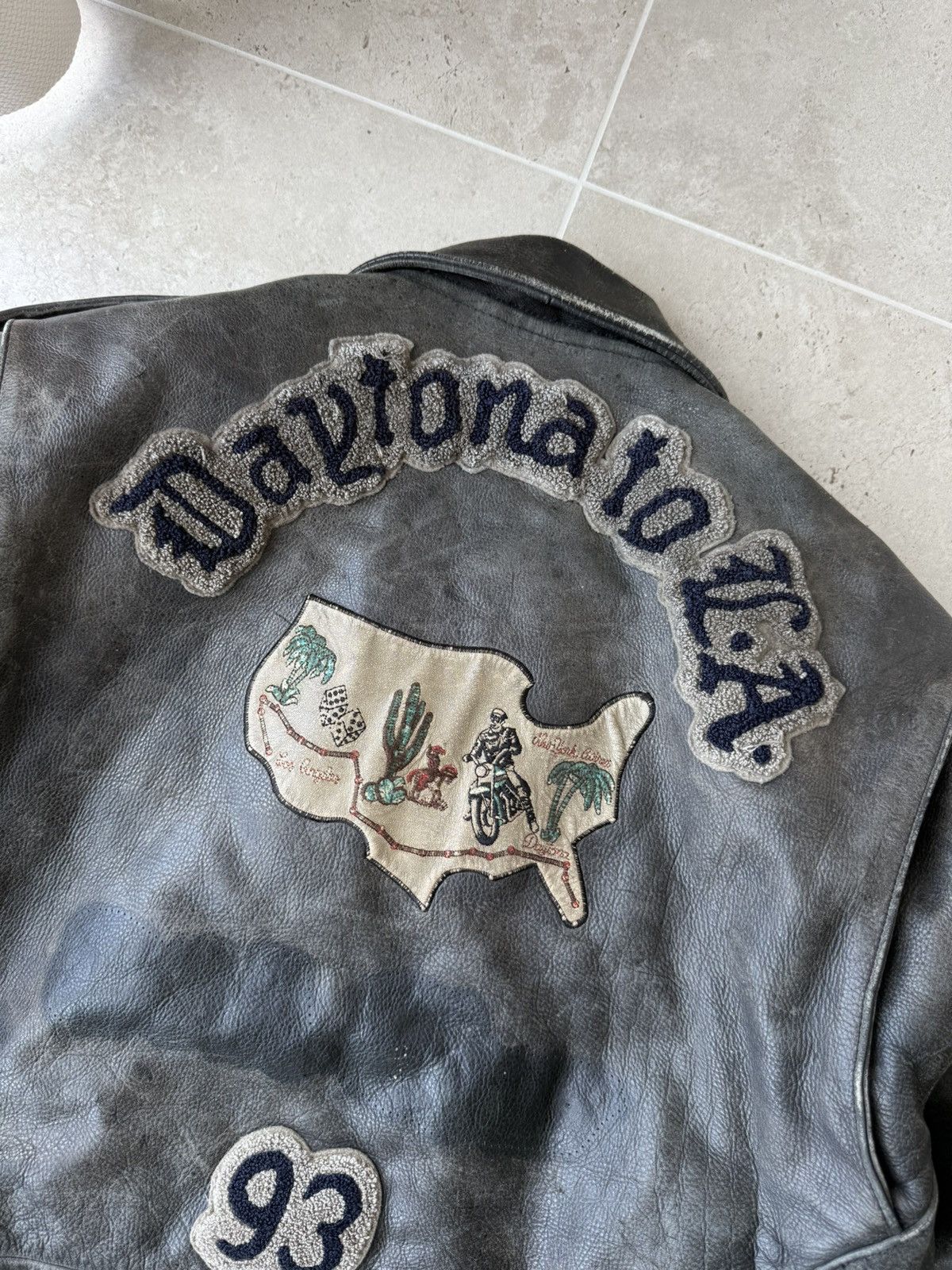 Avirex Vintage 1996 Avirex Daytona to L.A. Tour Perfecto Jacket Size US L / EU 52-54 / 3 - 12 Thumbnail