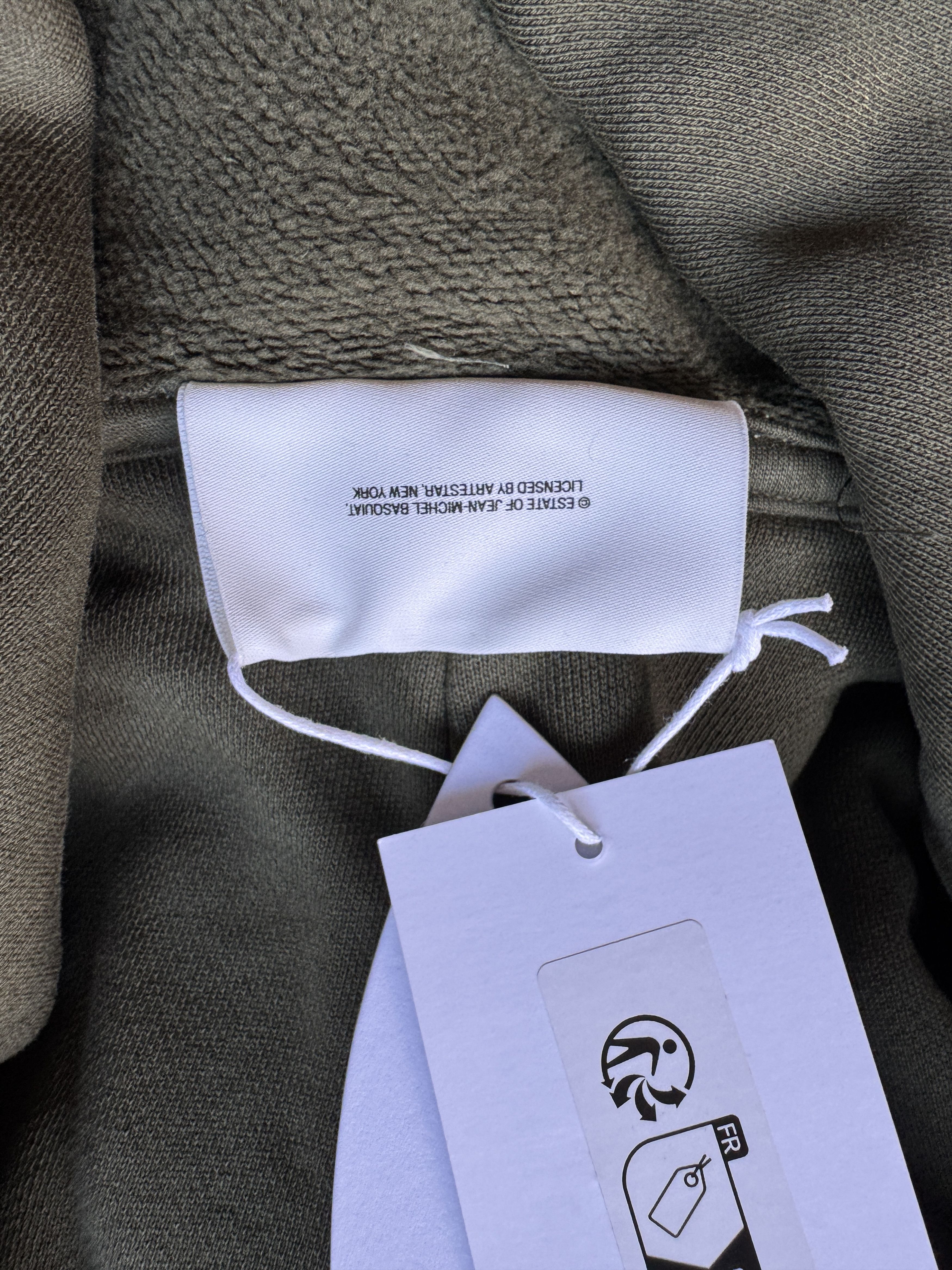H&M × Jean-Michel Basquiat × Who Decides War Olive Graphic Hooded Sweatshirt Size US XXL / EU 58 / 5 - 13 Thumbnail