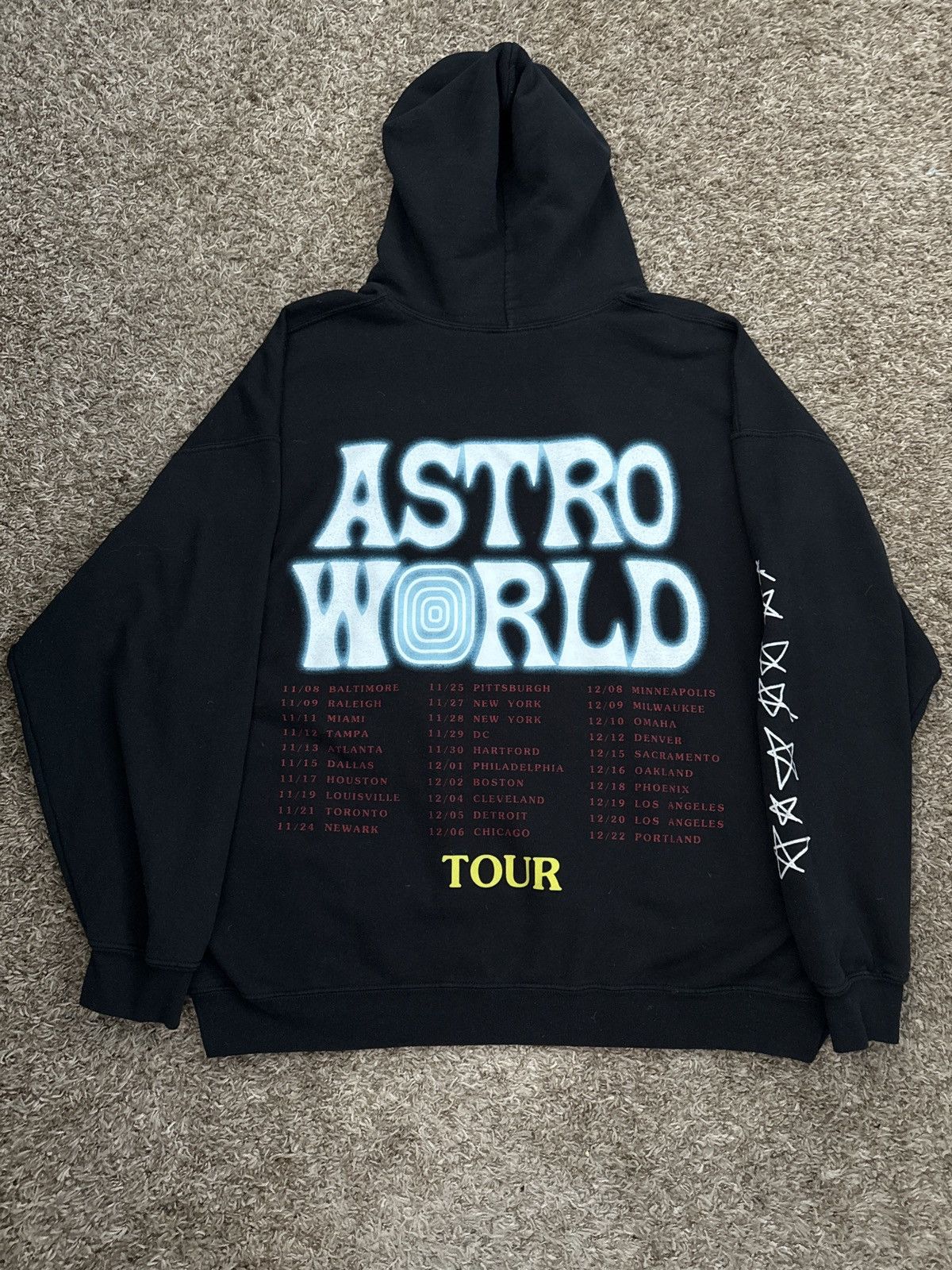 Travis Scott Astroworld Wish You Were Here Tour Hoodie *RARE Size US XL / EU 56 / 4 - 1 Thumbnail