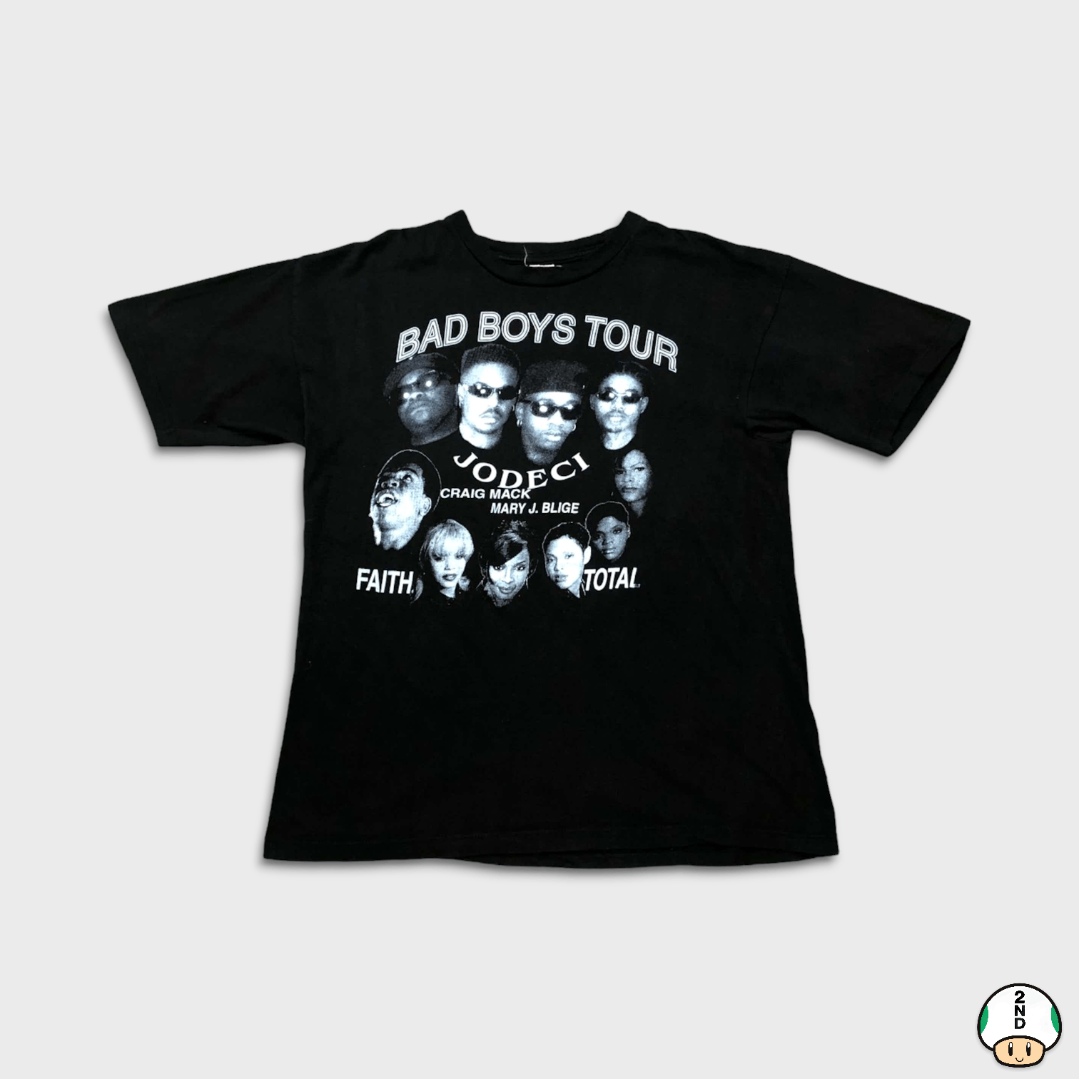 Rap Tees Vintage 90s Bad Boys Tour Shirt Notorious BIG Jodeci Rap Tee Size US M / EU 48-50 / 2 - 1 Thumbnail