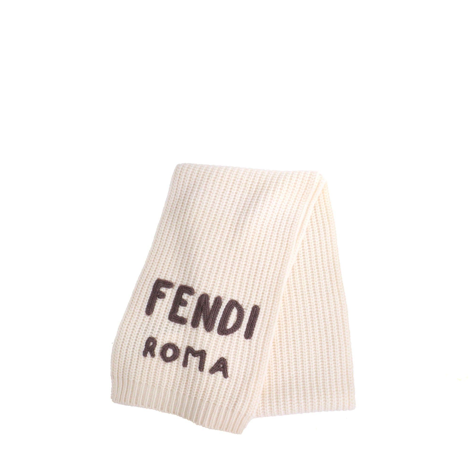 Fendi FENDI - Fendi beige wool scarf Size ONE SIZE - 1 Thumbnail