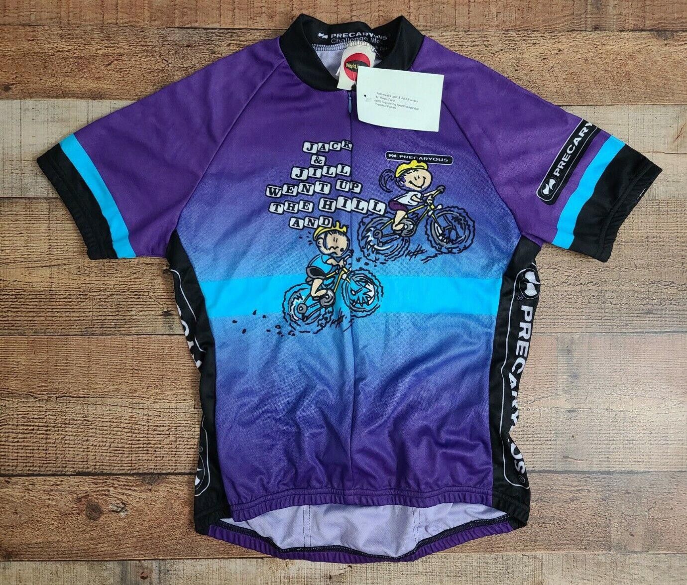 Designer World Jerseys Cycling Precaryous Jack And Jill Medium Blue Size ONE SIZE - 1 Thumbnail