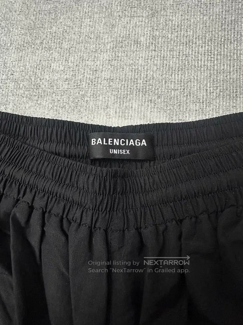 Balenciaga Balenciaga Black Side Stripe Embroidered Logo Pants Size US 30 / EU 46 - 3 Thumbnail