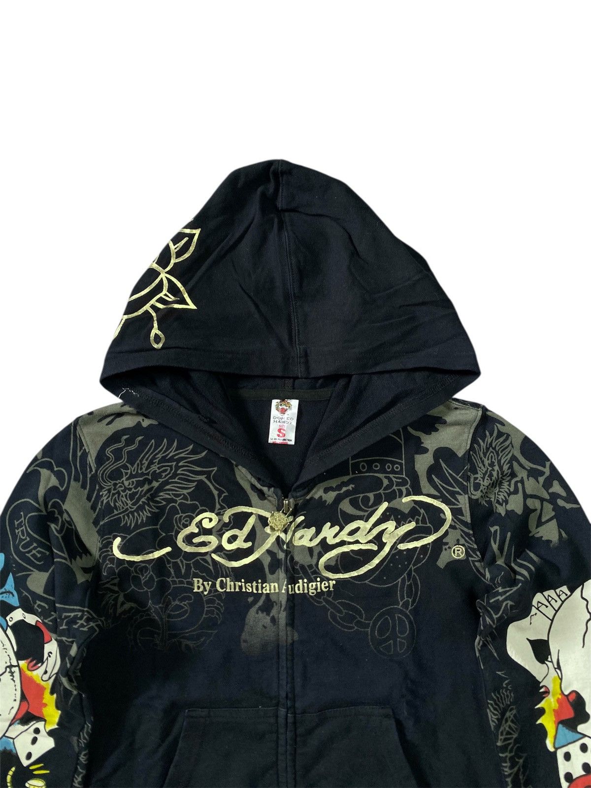 Ed Hardy Y2k Ed Hardy skull ifsixwasnine style zip hoodie Size US S / EU 44-46 / 1 - 4 Thumbnail