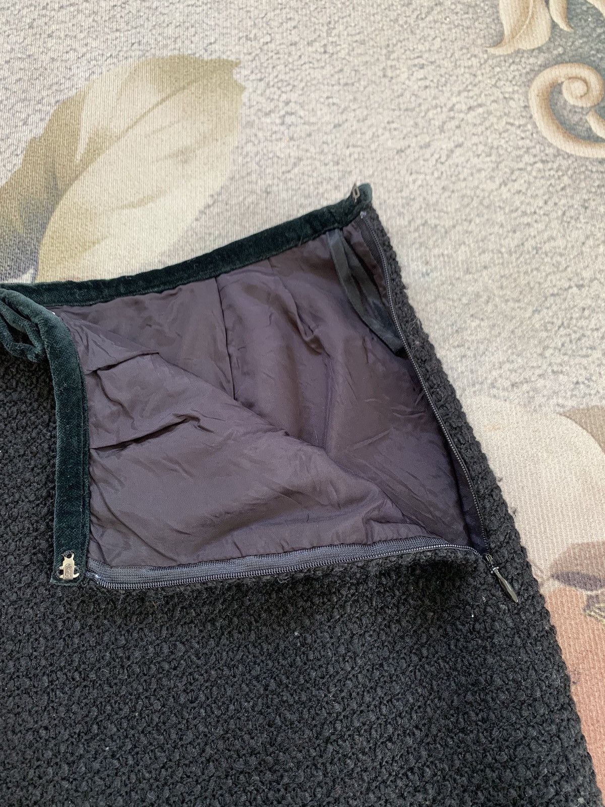 Balenciaga La Mode Balenciaga Blend Wool Skirt Made in Japan Size 24" / US 00 / IT 34 - 8 Thumbnail