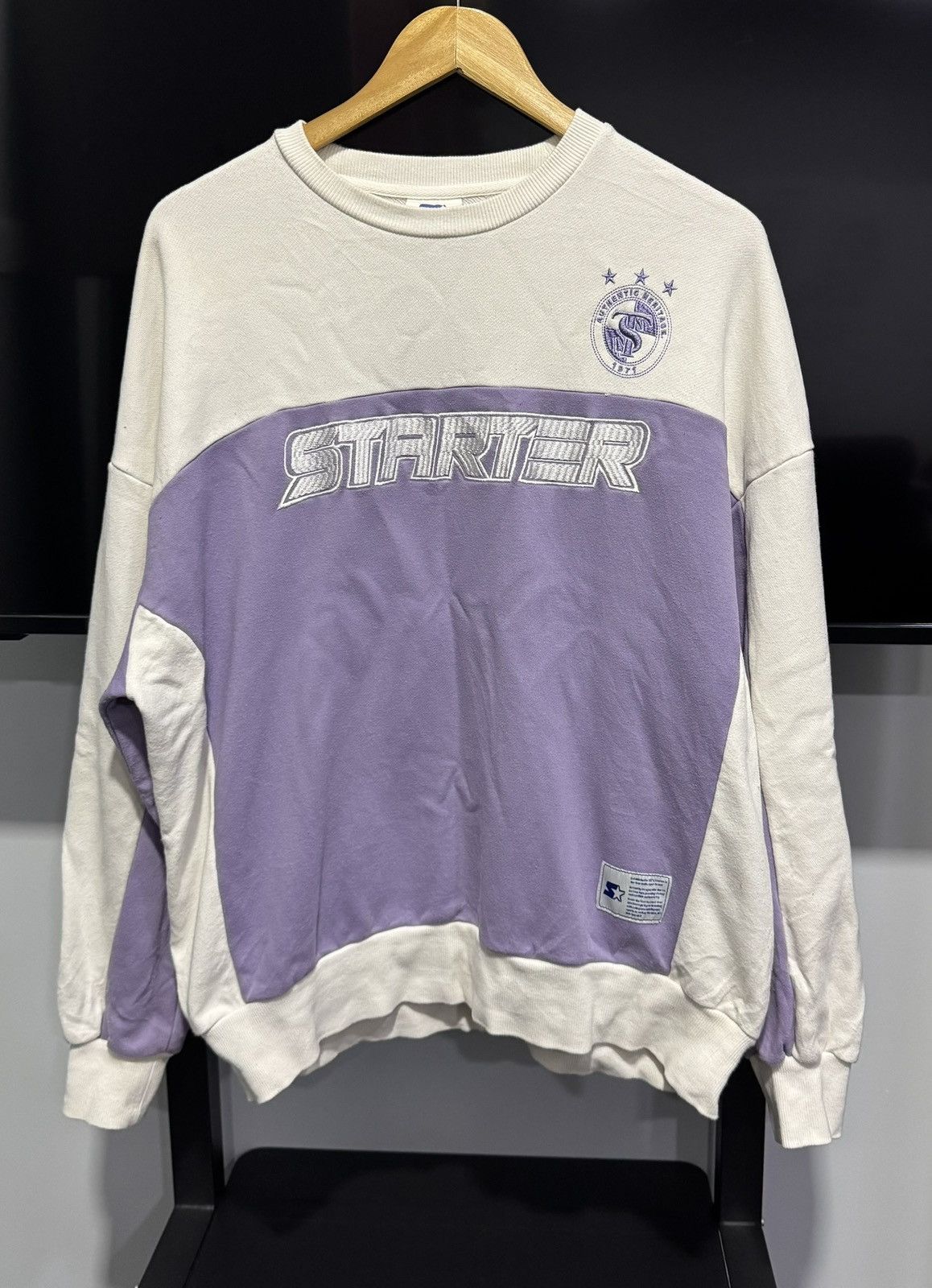 Starter STARTER Exclusive Color Block Pullover Sweatshirt Size US L / EU 52-54 / 3 - 2 Thumbnail