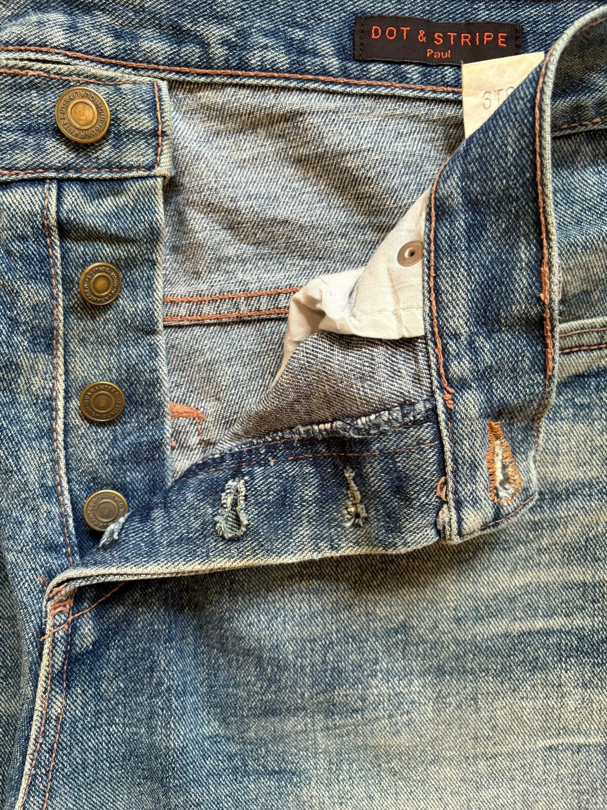 Japanese Brand Vintage Japanese Brand Rusty Mud Wash Distressed Jeans Size US 36 / EU 52 - 3 Thumbnail
