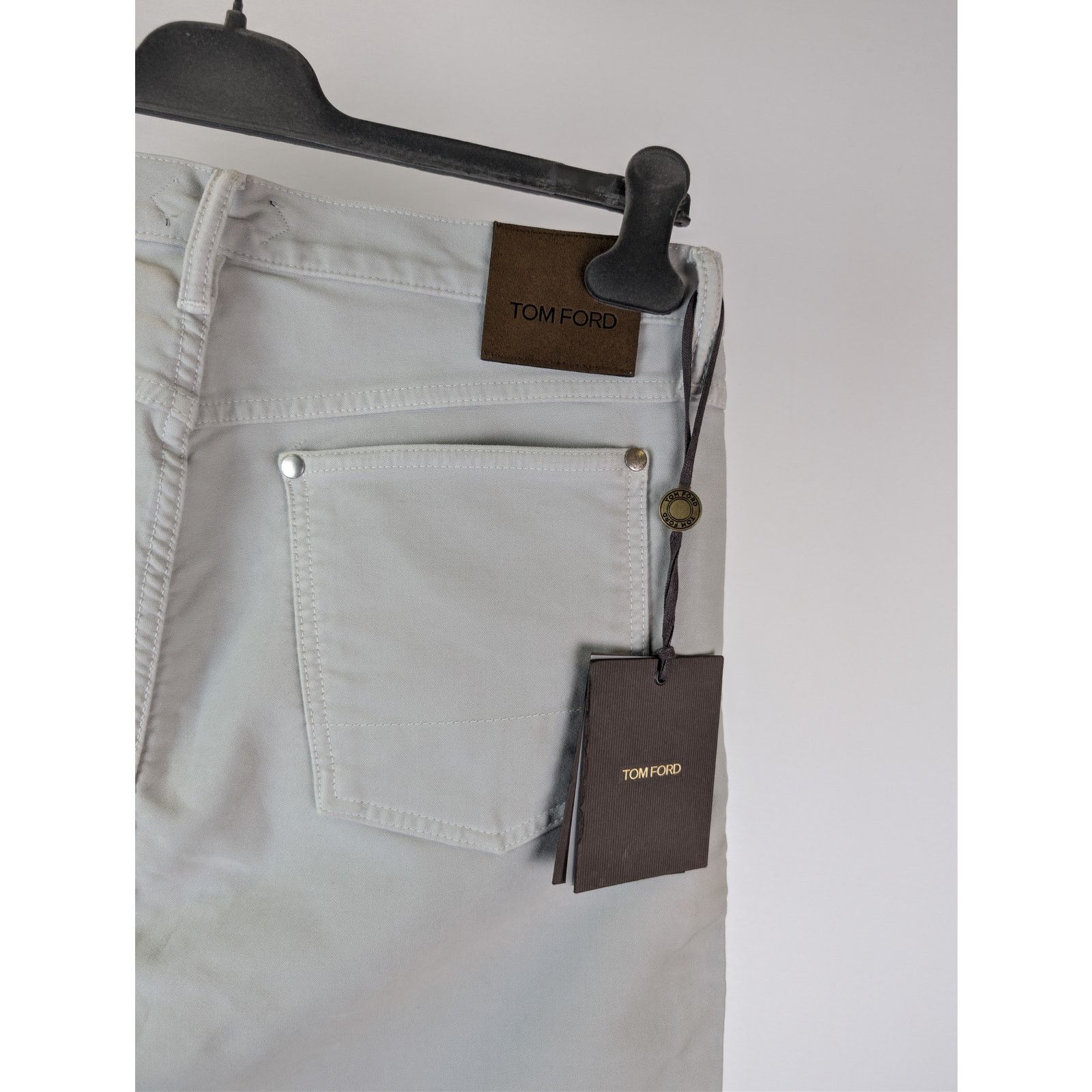 Tom Ford o1rshd1 Tapered Fit Denim Jeans in Grey Size US 34 / EU 50 - 13 Thumbnail