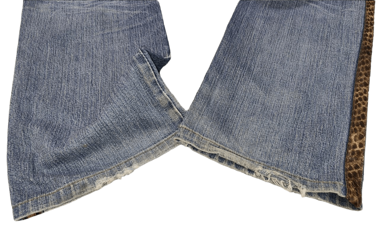 semanticdesign Semantic Side Tape Distressed Denim Size US 30 / EU 46 - 7 Thumbnail