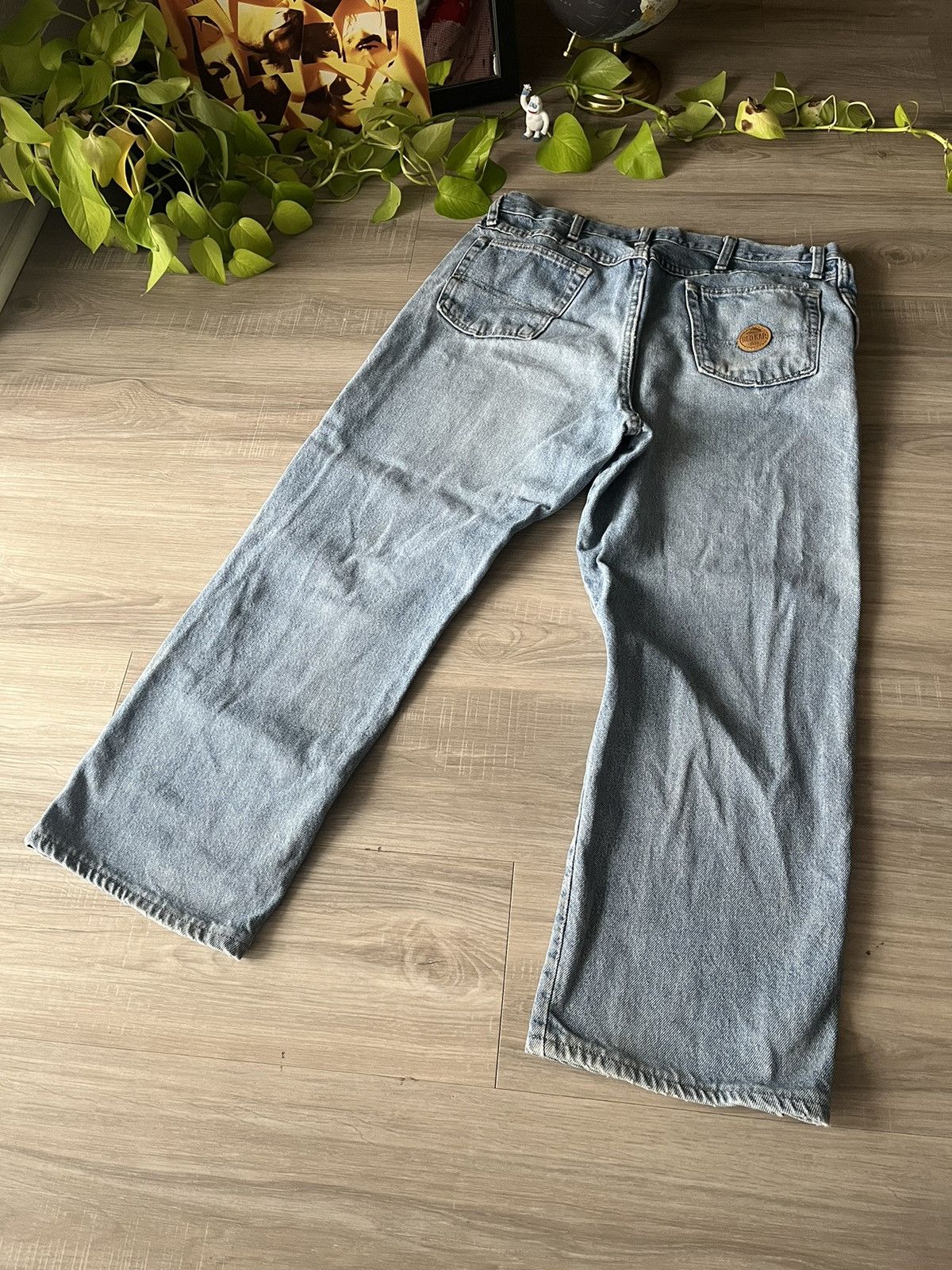 American Essentials 90s Red Kap 34x29 Workwear Denim Jeans Size US 34 / EU 50 - 11 Thumbnail