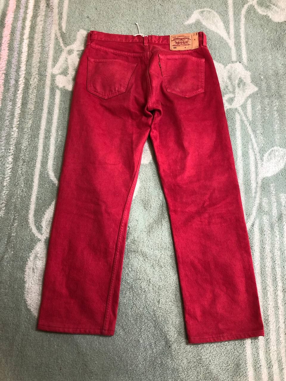 Levi's LEVIS STRAUSS & CO 501 Jeans Straight Regular Fit Denim Size US 33 - 6 Thumbnail