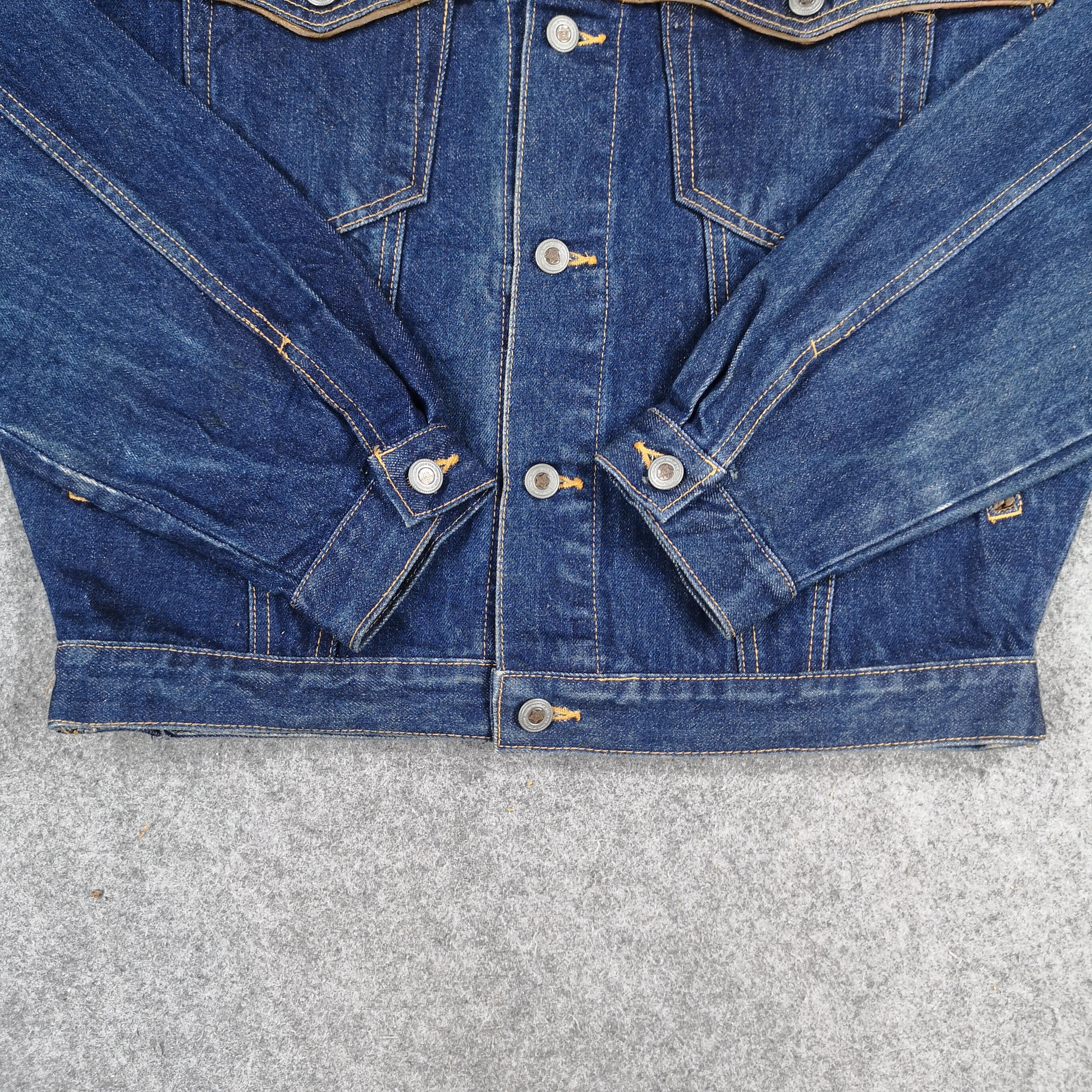 Vintage Vintage Fittz Clothes Blanket Lined Denim Trucker Jacket Size US M / EU 48-50 / 2 - 4 Thumbnail