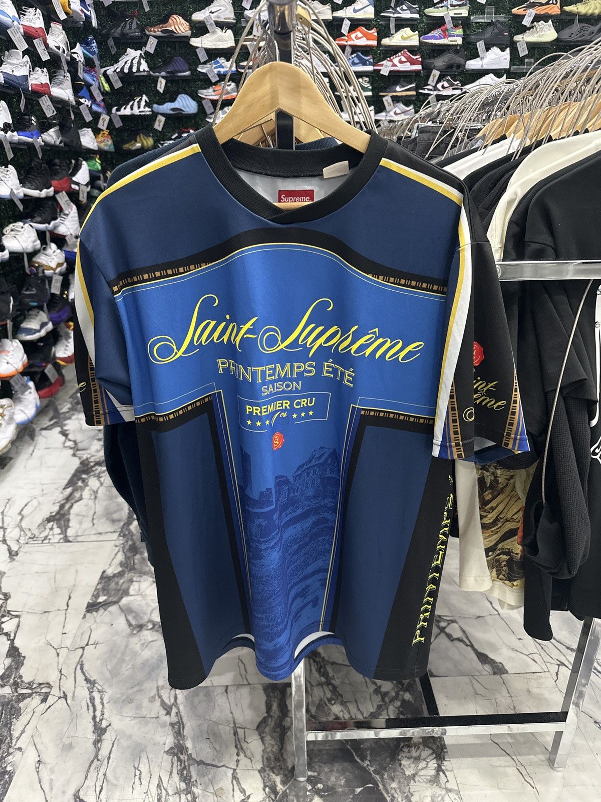 【激レア】Supreme Premier Soccer Jersey Supreme Premier Soccer Jersey (SS22) - $110