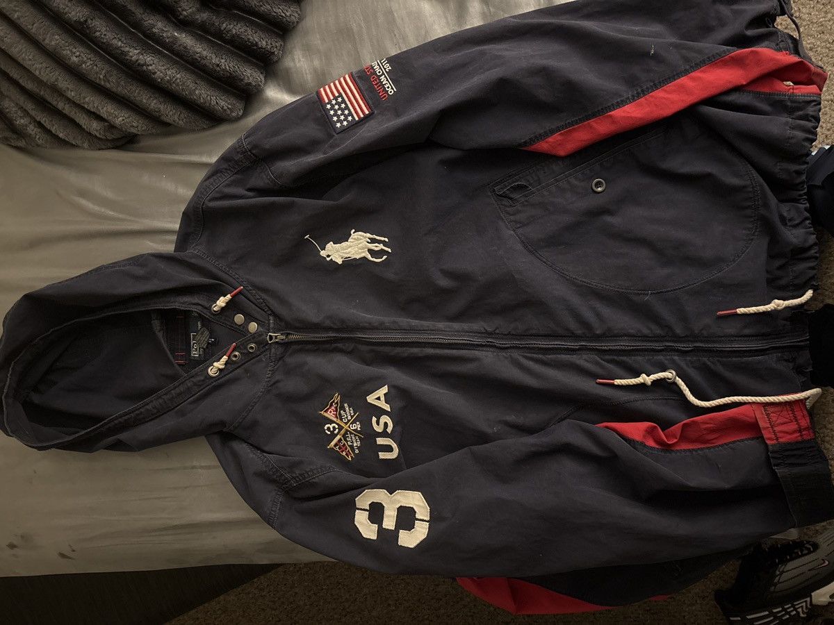 Polo Ralph Lauren Polo Ralph Lauren jacket USA 2011 P.R.L CUP ! SIZE 4XB BIG! Size US XXL / EU 58 / 5 - 1 Thumbnail