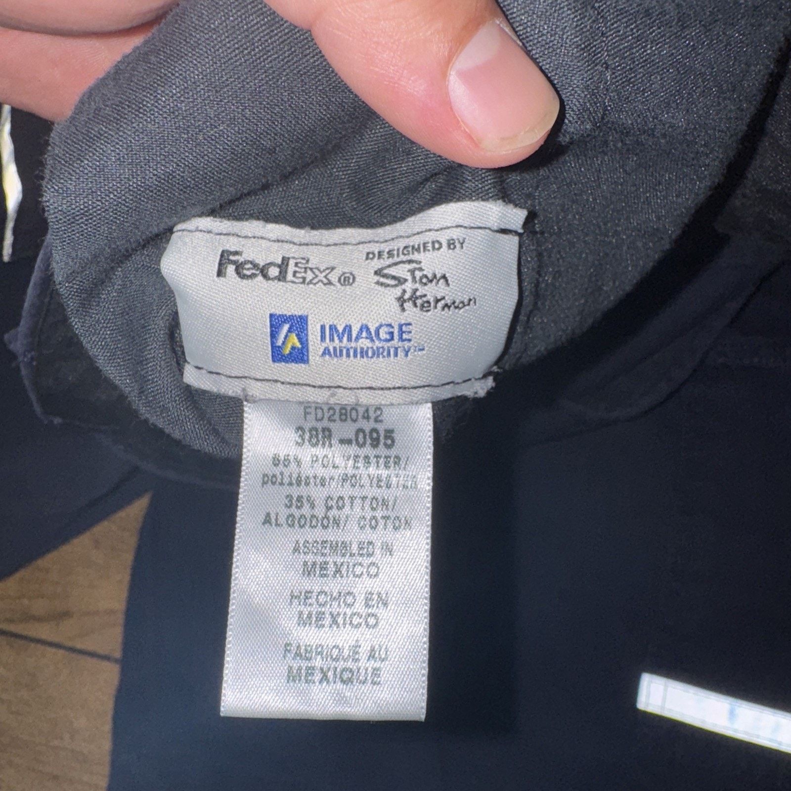 Vintage FedEx Tim Sherman Utility Cargo Shorts Navy Blue 38x11 38R Size US 38 / EU 54 - 4 Thumbnail