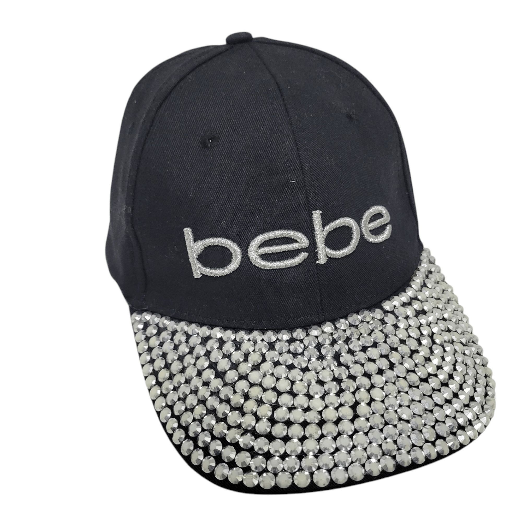Bebe Bebe Rhinestone Crystal Sparkle Baseball Hat Cap One Size Size ONE SIZE - 2 Thumbnail