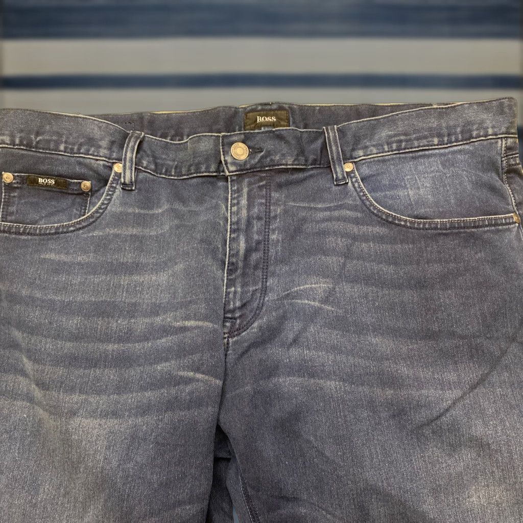 Hugo Boss Hugo Boss Japanese Denim Waxed Biker Jeans size