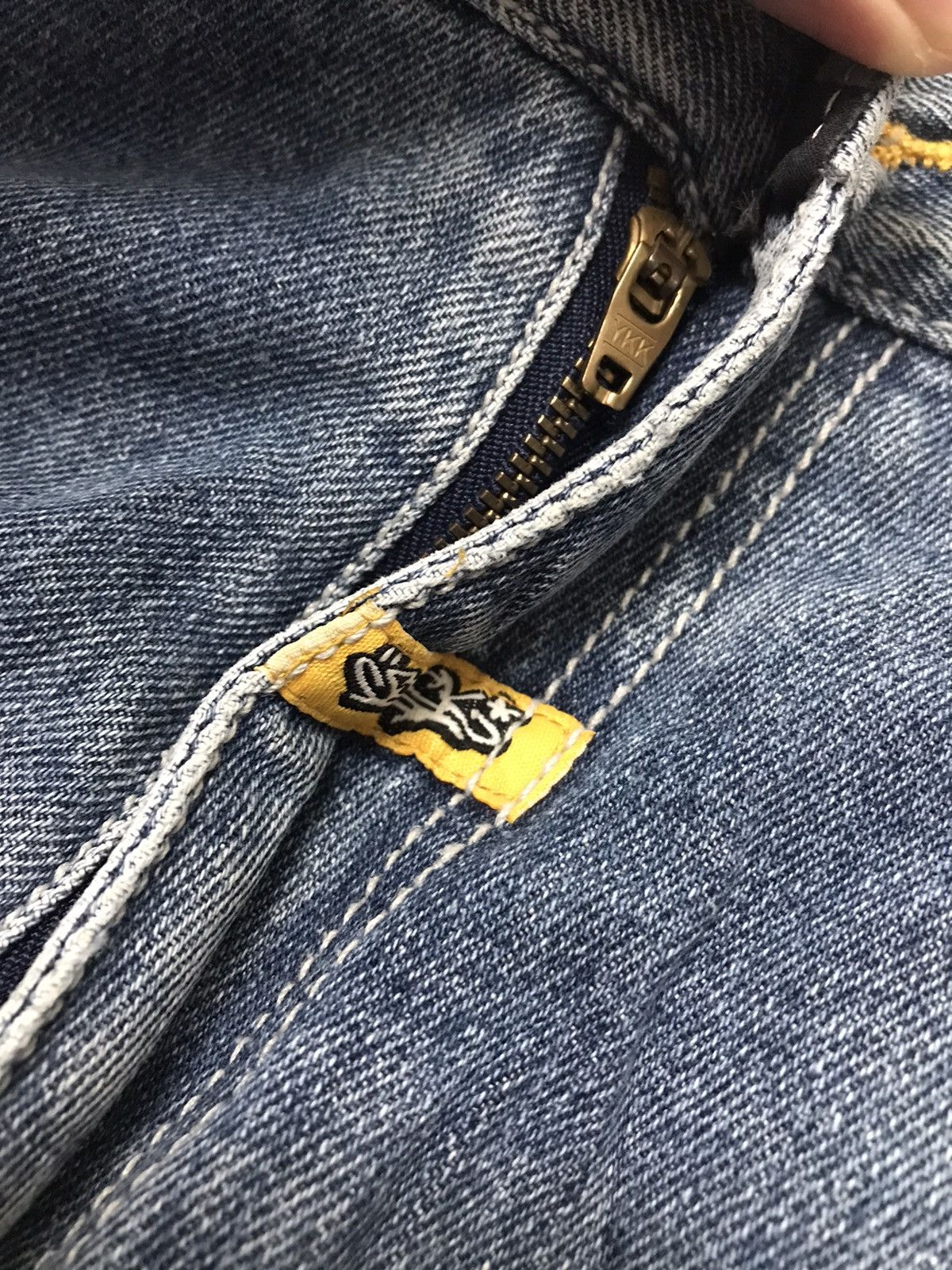 Japanese Brand JNCO Souick Embroidered Baggy Skateboard Denim Jeans Size US 33 - 5 Thumbnail