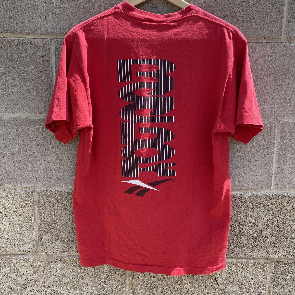 Reebok Vintage 90s Reebok Single Stitch Logo Shirt Medium Size US M / EU 48-50 / 2 - 1 Thumbnail