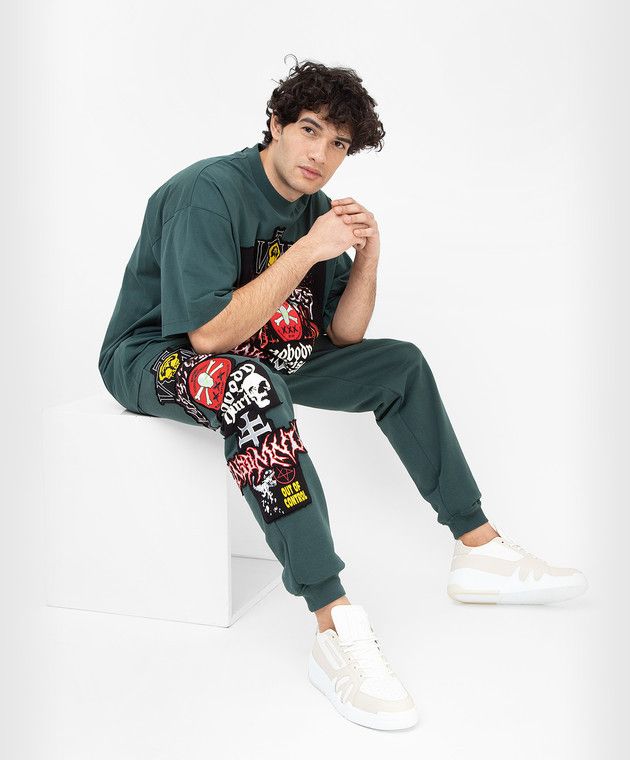 Vetements o1y0924 Sweatpant in Dark Green Size US 32 / EU 48 - 2 Thumbnail