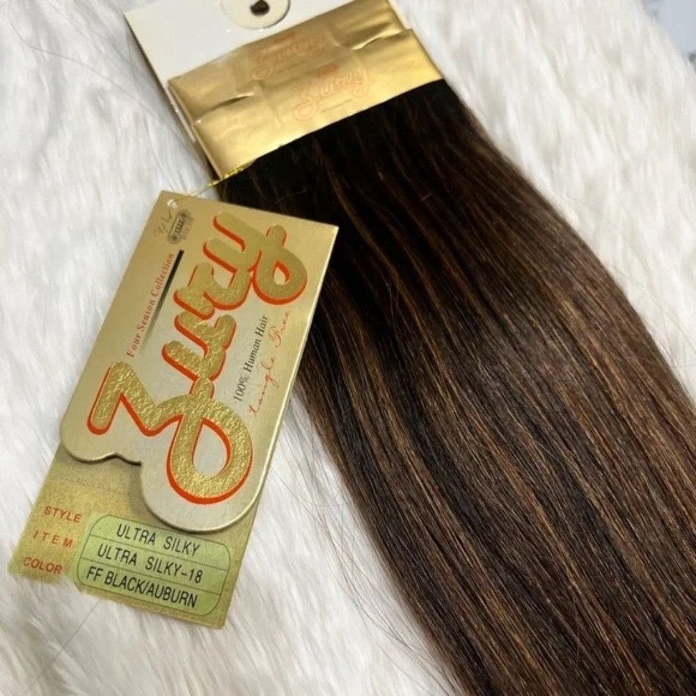 Other Ultra Silky 100% Human hair extensions 18 In long Black wit Size ONE SIZE - 4 Thumbnail