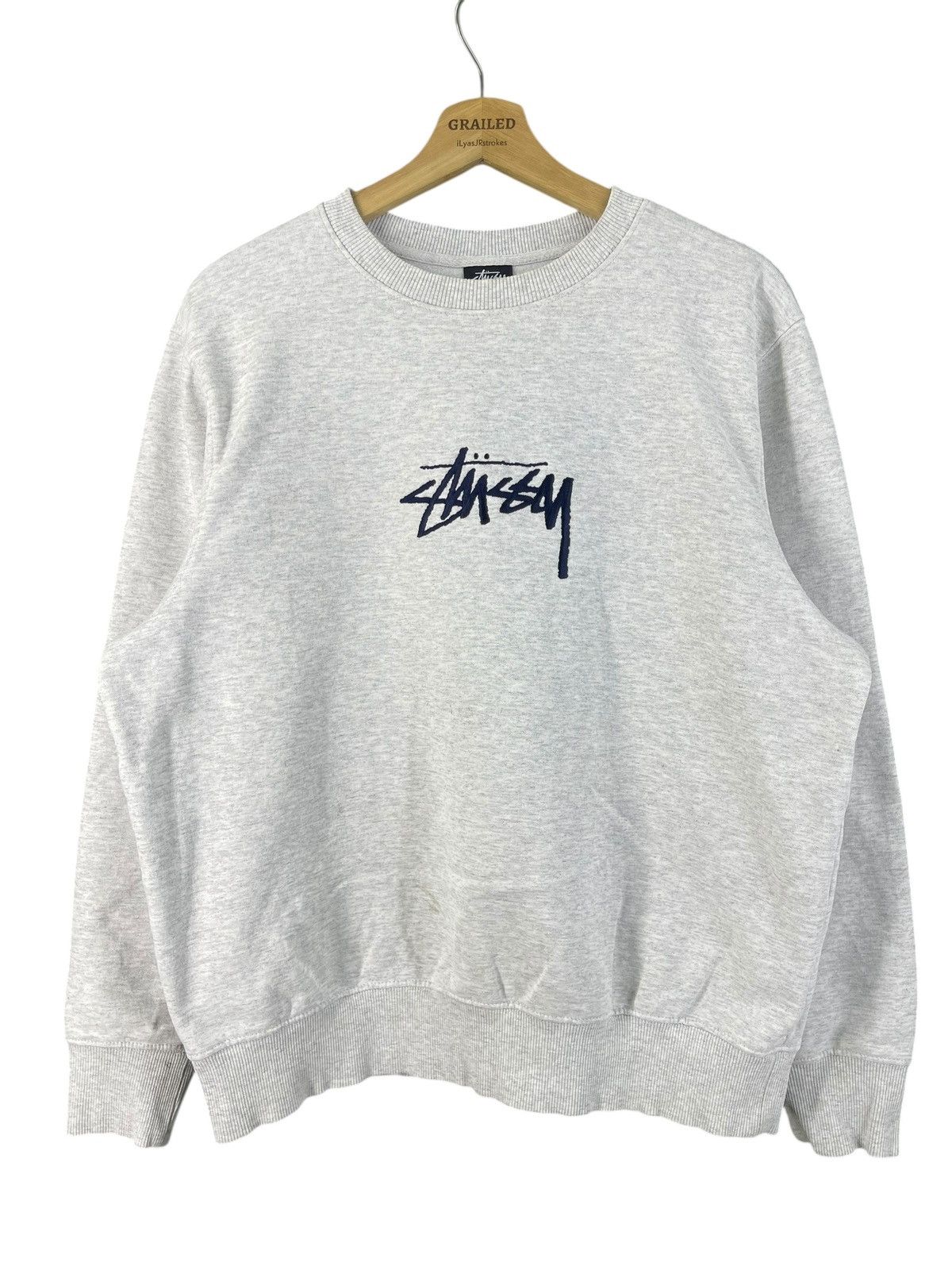 Stussy Vintage Stussy Stock Applique Embroidered Logo Sweatshirt Size US S / EU 44-46 / 1 - 1 Thumbnail