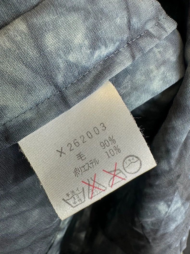 Yohji Yamamoto yohji yamamoto Pleated Tie-Dye Shirt 2502-Nextarrow Size US M / EU 48-50 / 2 - 6 Thumbnail