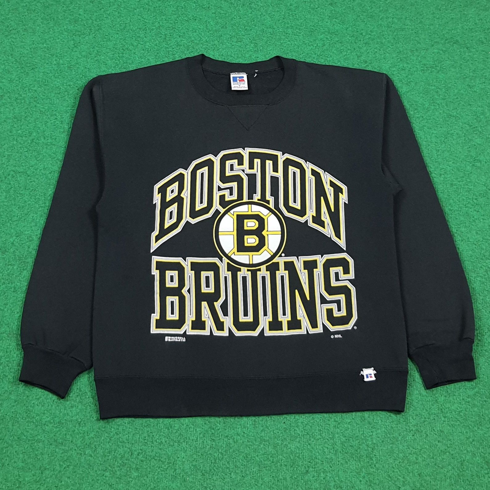 Russell Athletic Vintage 90s Boston Bruins NHL Hockey Sweatshirt E1A2 Size US M / EU 48-50 / 2 - 1 Thumbnail